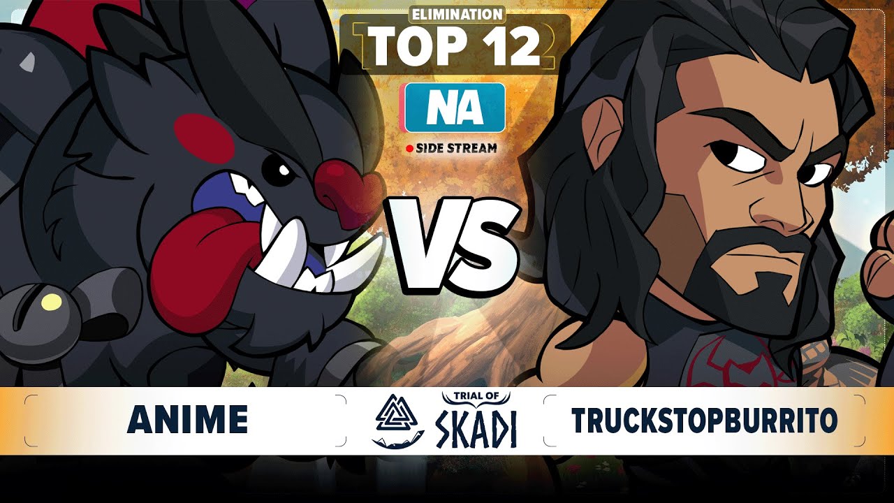 anime vs TruckStopBurrito - Elimination Top 12 - Trial of Skadi - NA 1v1