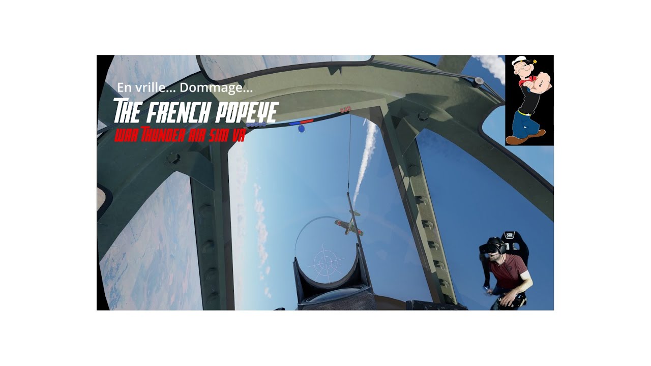 A quoi ça ressemble la simu en VR sur War Thunder?