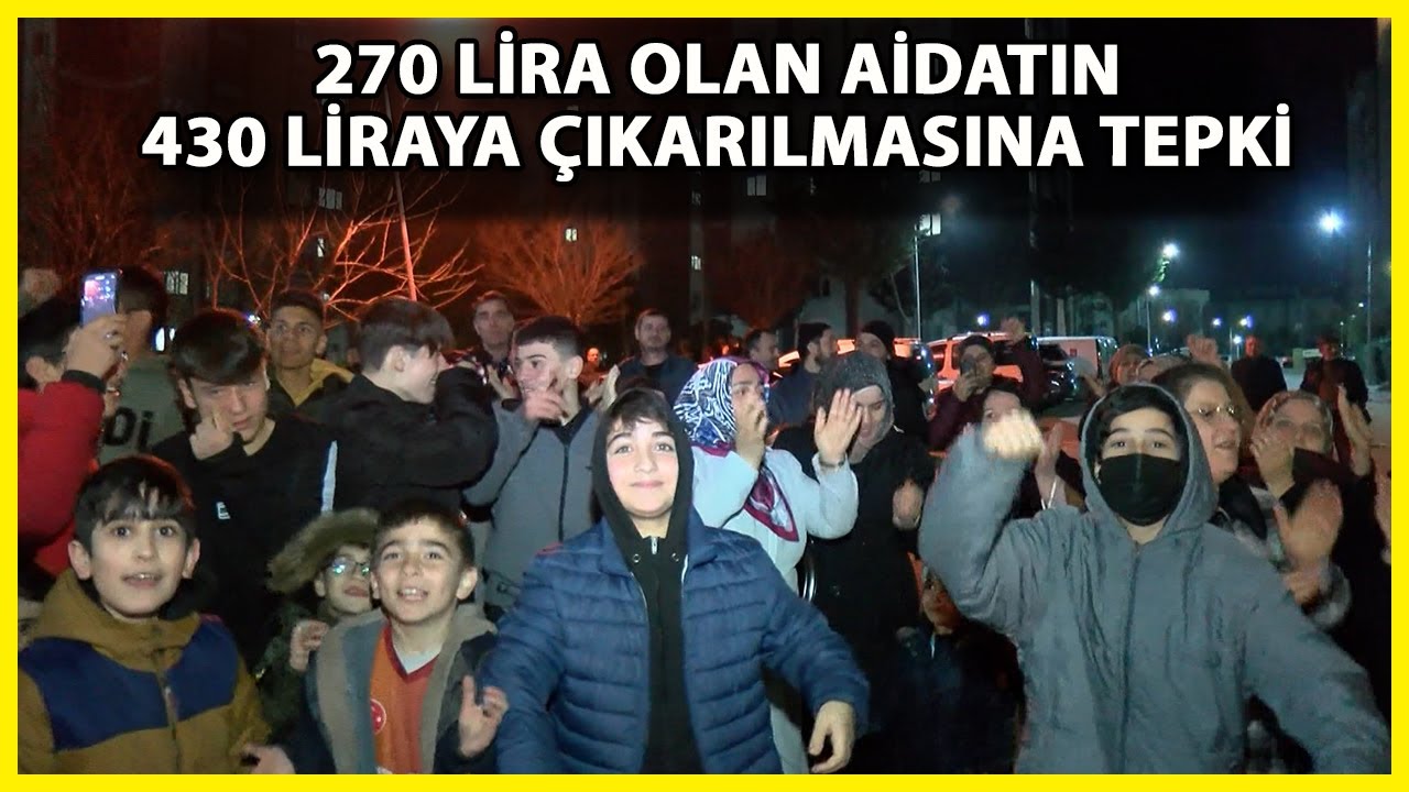 Arnavutköy'de Site Sakinlerinden Aidat Zammı Protestosu