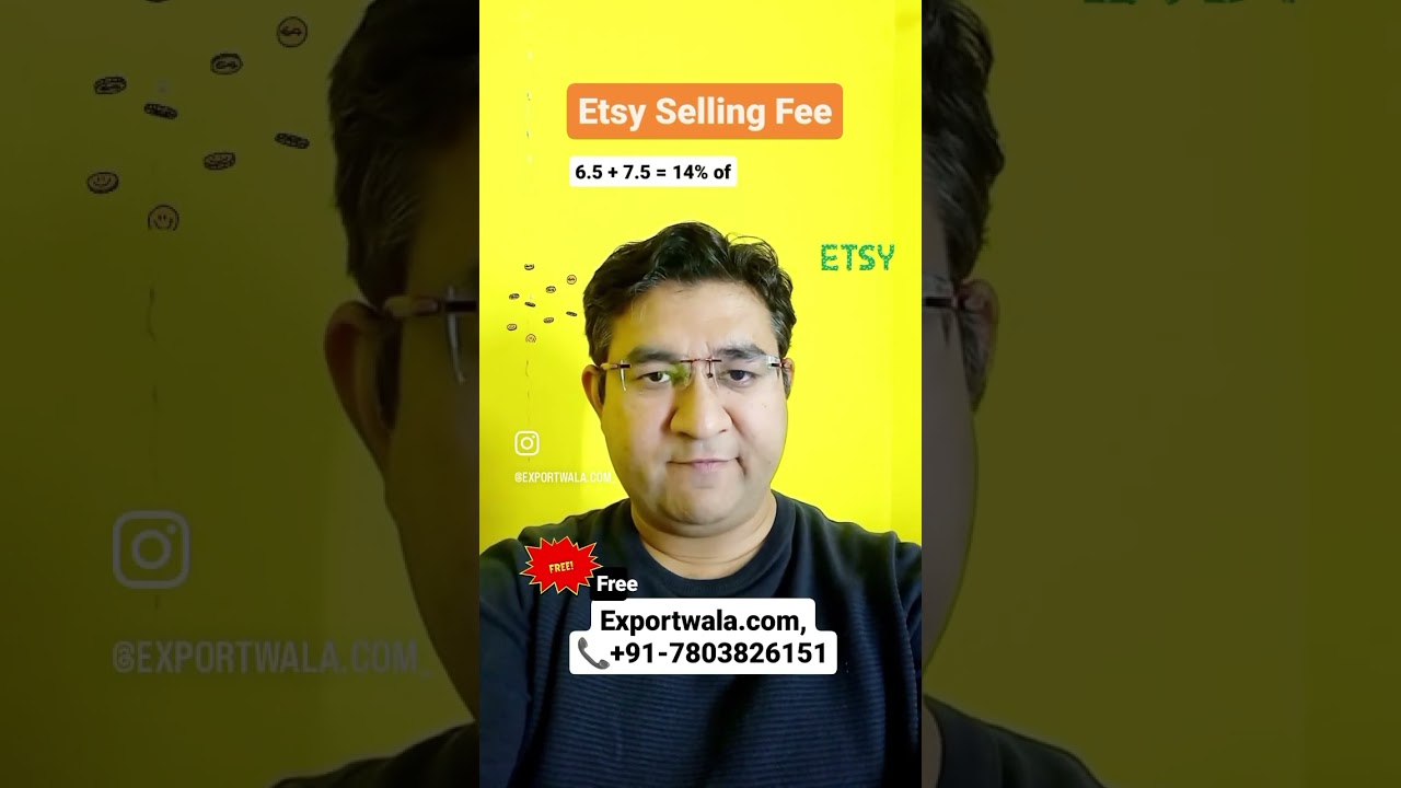 Etsy Selling Fee #etsy #etsyshop #etsyseller #export