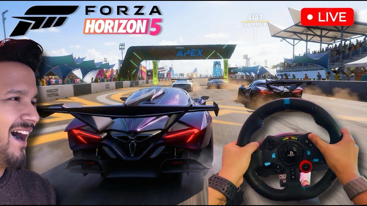 Ep-01 My First Ever Forza Horizon 5 Gameplay 🔥| Steering Wheel Logitech G29