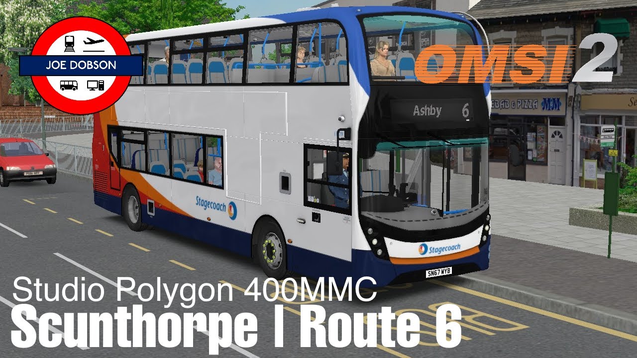 OMSI 2 | Сканторп | Маршрут 6 | Studio Polygon 400MMC | Stagecoach