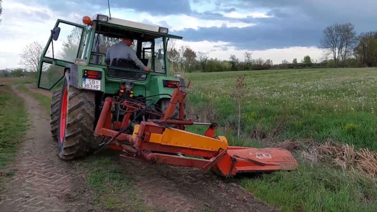 Bočni malčer dücker 150 & Fendt 309 lsa turbomatik