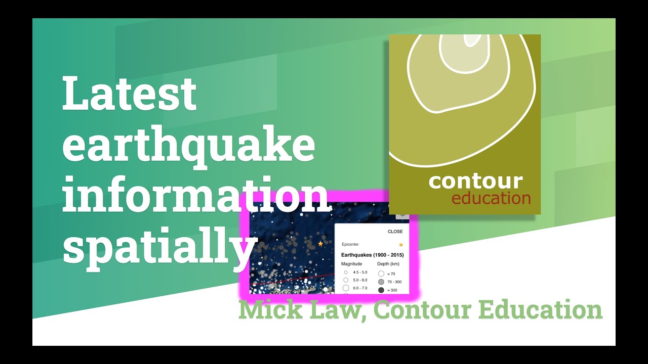How to access the latest earthquake information via the USGS.