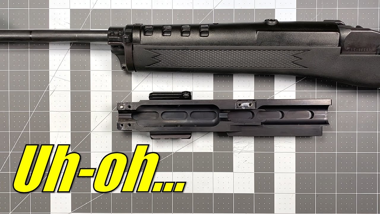 Важная информация о направляющих для поручней Mini-14