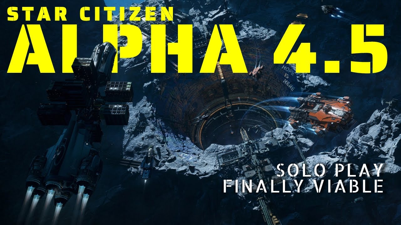 Star Citizen Alpha 4.5: Обновление, наконец-то исправившее проблему с одиночной игрой.