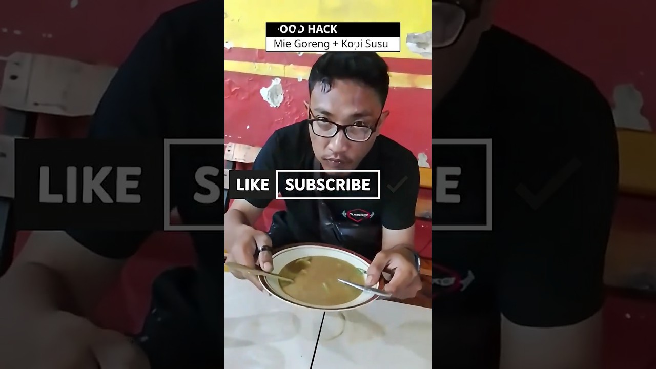 RASANYA UNIK TAPI ENAK , COBA MIE GORENG CAMPUR KOPI SUSU , SOLUSI LAPAR TAPI NGANTUK