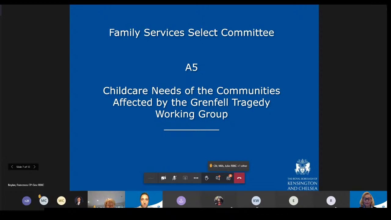 Family Services Select Committee - 22 June