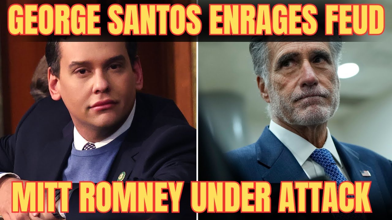 🔥 George Santos and Mitt Romney EXCHANGE INSULTS!: &ldquo;You&rsquo;re a Fraud!&rdquo; vs. &ldquo;You&rsquo;re a Hypocrite!&rdquo; 😱