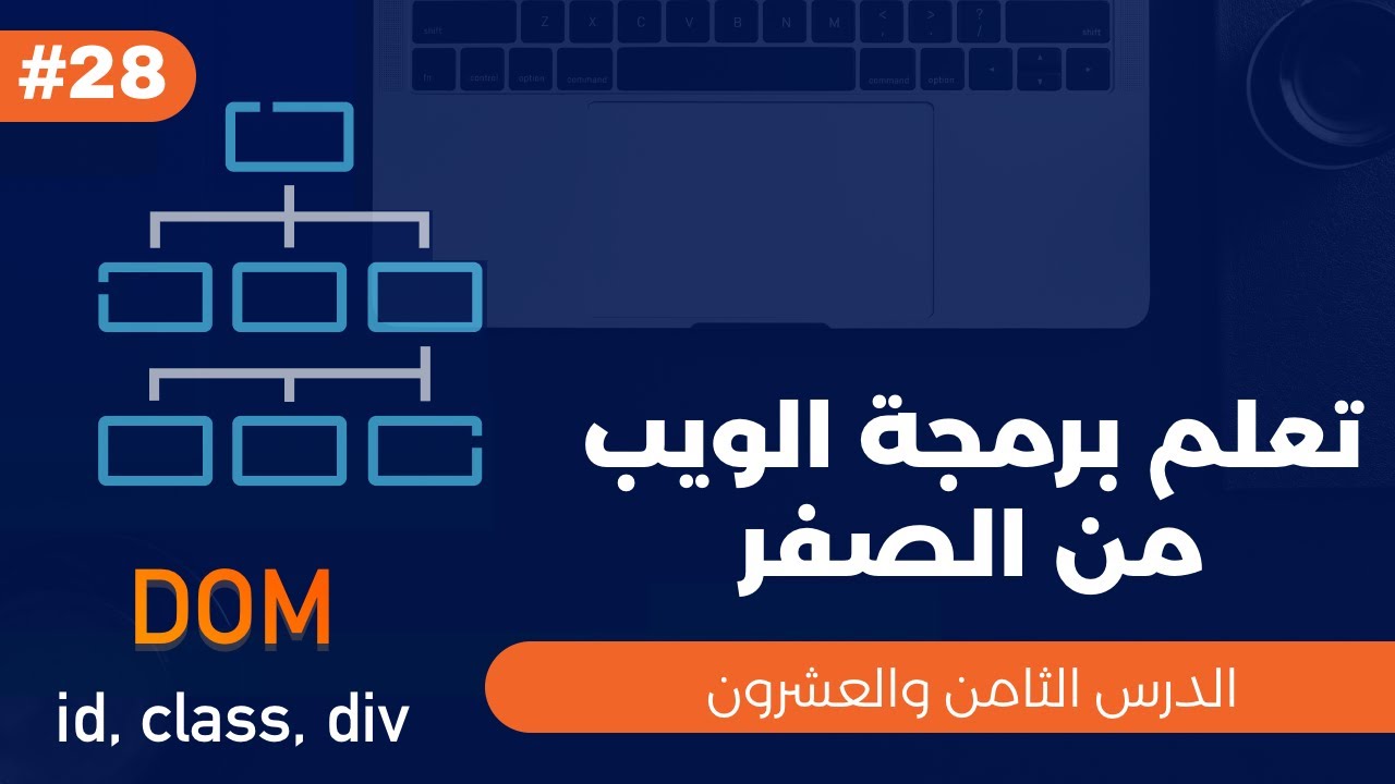 تعلم برمجة الويب من الصفر - الدرس الثامن و العشرون - التعريف ب id, class, div