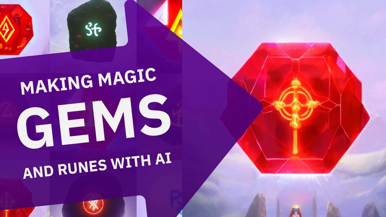 Easy guide: Making Magical Gems and Runes with AI for gamedev