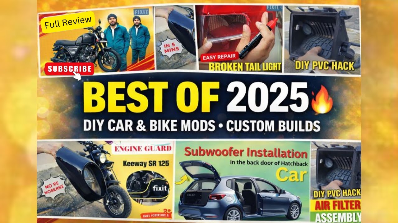 The COMPLETE PVC Fairing Story! All 9 Best Car & Bike Hacks of the Year (94 Min FIXIT Compilation)