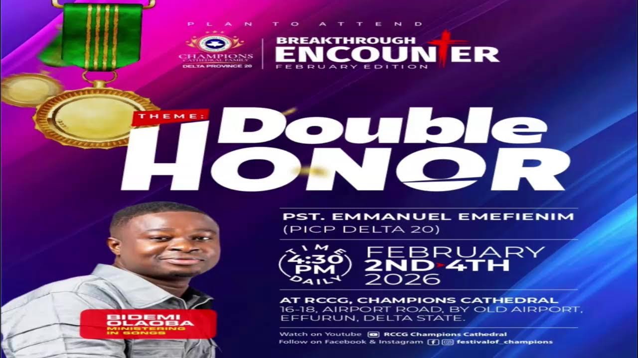 Breakthrough Encounter || Feb. Edition || Double Honor - Grand Finale/Anointing Service. 04/02/2026