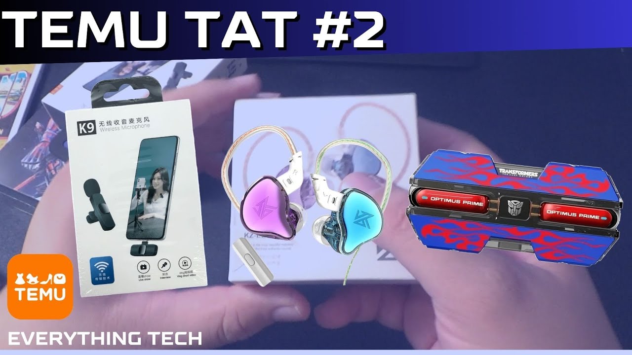 Temu Tat #2 - Headphones and Microphones!