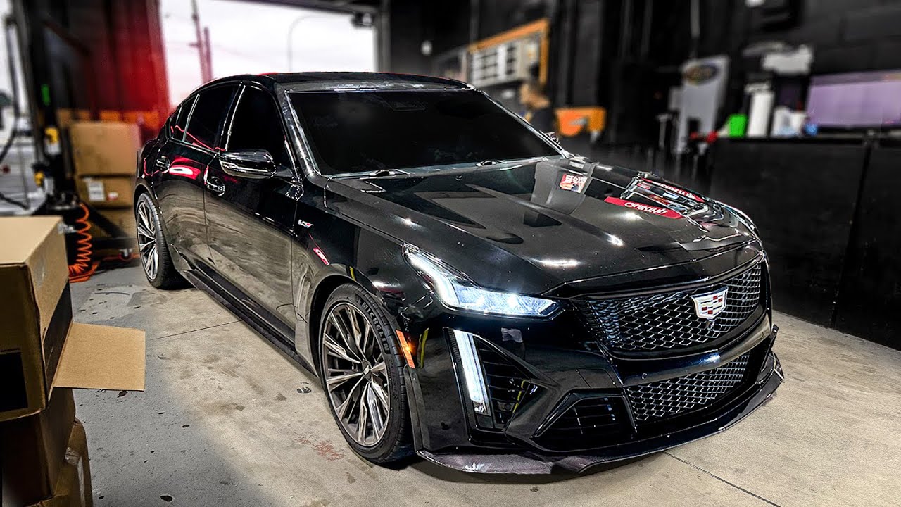 I PUT THE MOST ILLEGAL TINTS ON MY CADILLAC CT5-V BLACKWING..