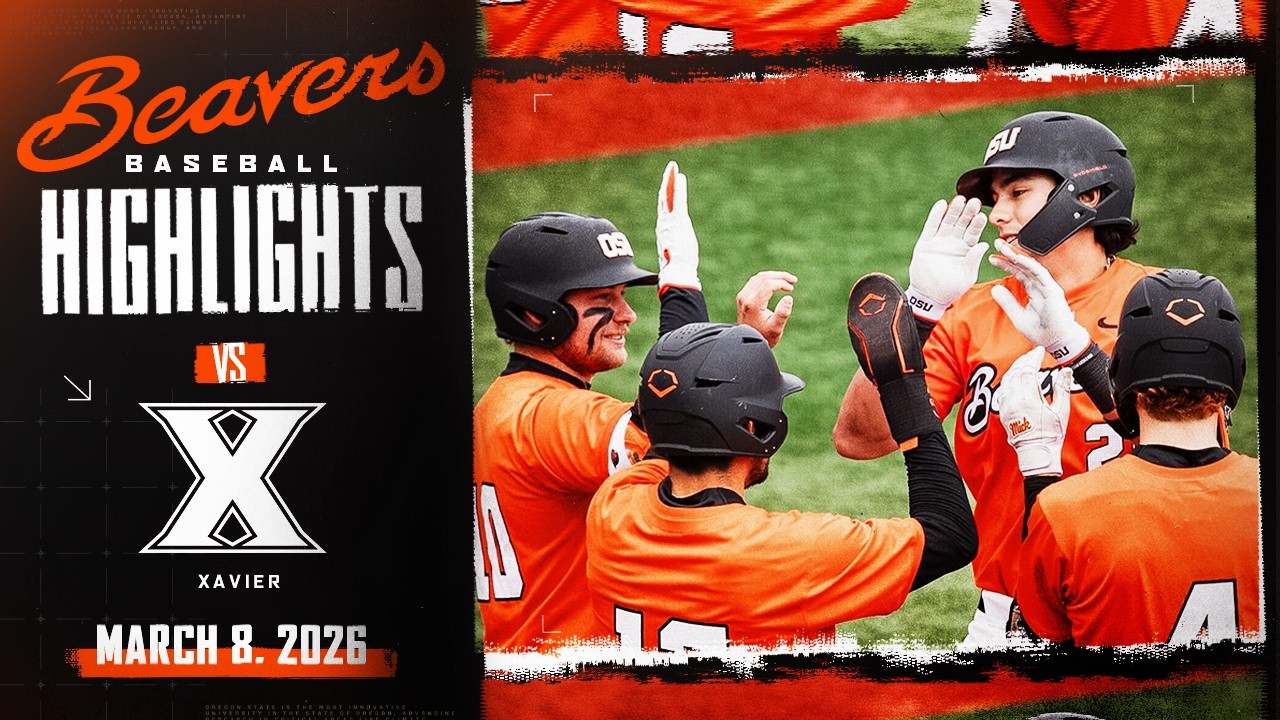Oregon State Baseball Highlights: 3/8/26 vs. Xavier