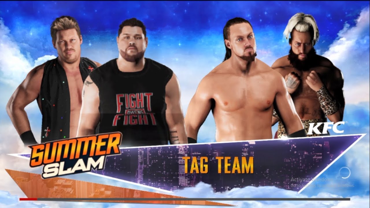 Enzo Amore & Big Cass Vs Kevin Owens & Chris Jericho Tag-Team Match I WWE 2K18 PC Gameplay.