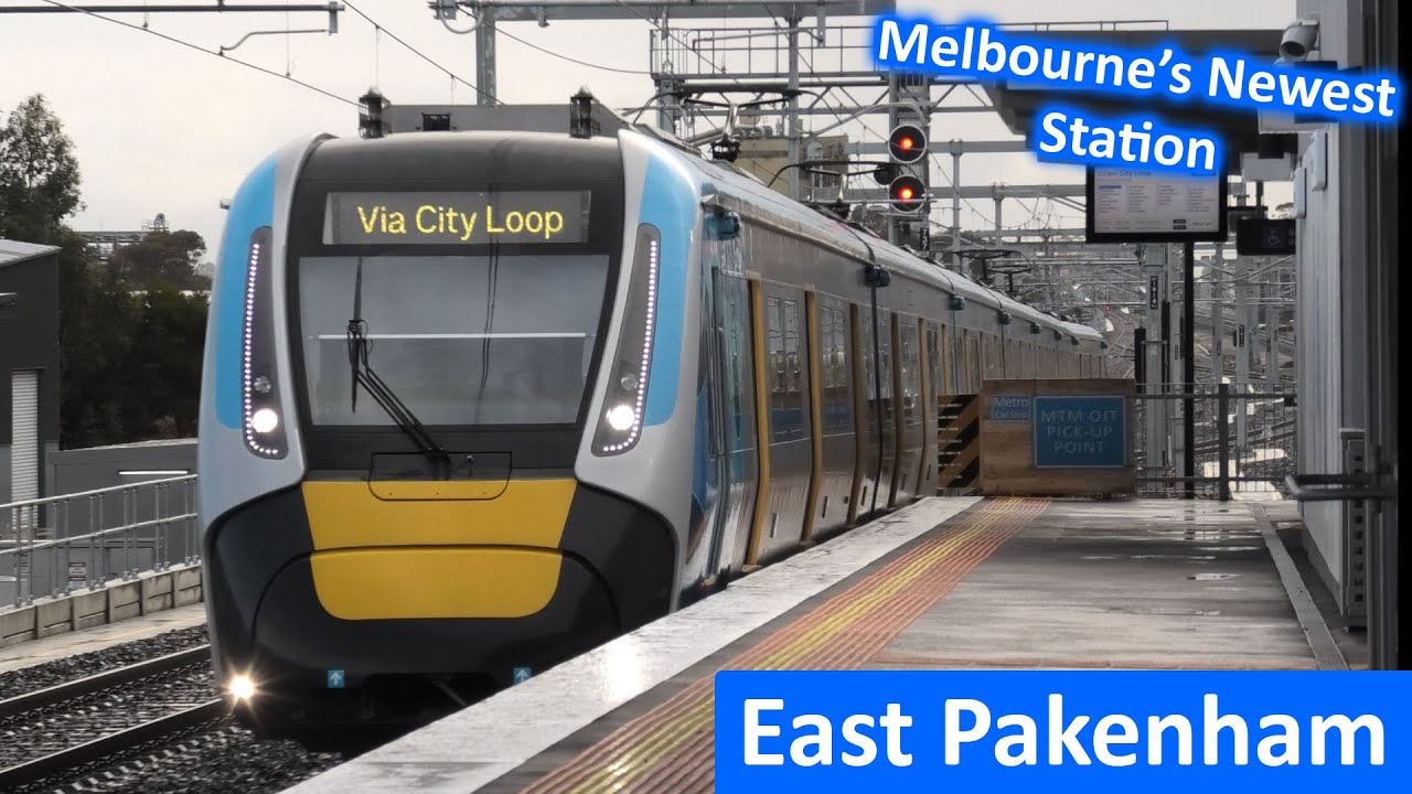 Trains at East Pakenham; Melbourne's Newest Train Station [4k]