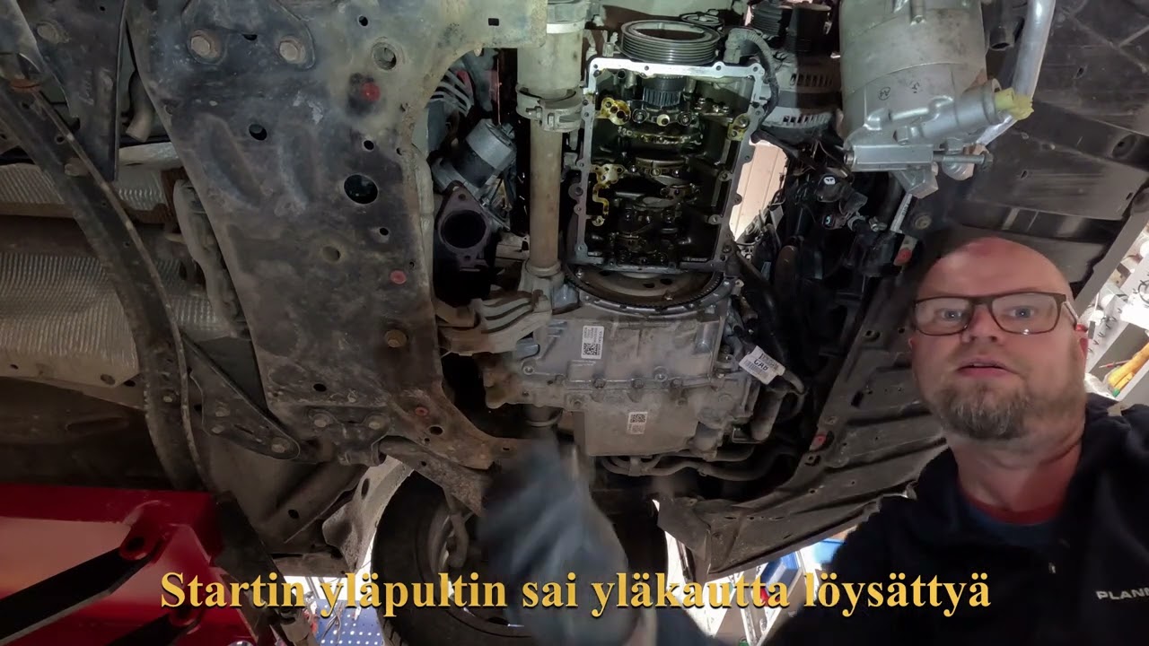 Ford 1 0 ecoboost jakohihna remontti Osa 3 - Vanha jakohihna pois