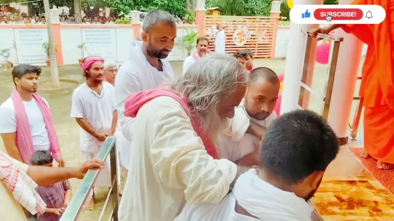 #Video गुरु भगवान का बरचर आश्रम आगवन।। Swami Adgadanand Ji Maharaj