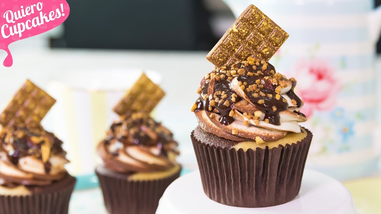 CUPCAKES MARMOLADOS | COMBINACIÓN PERFECTA DE VAINILLA Y CHOCOLATE | Quiero Cupcakes!