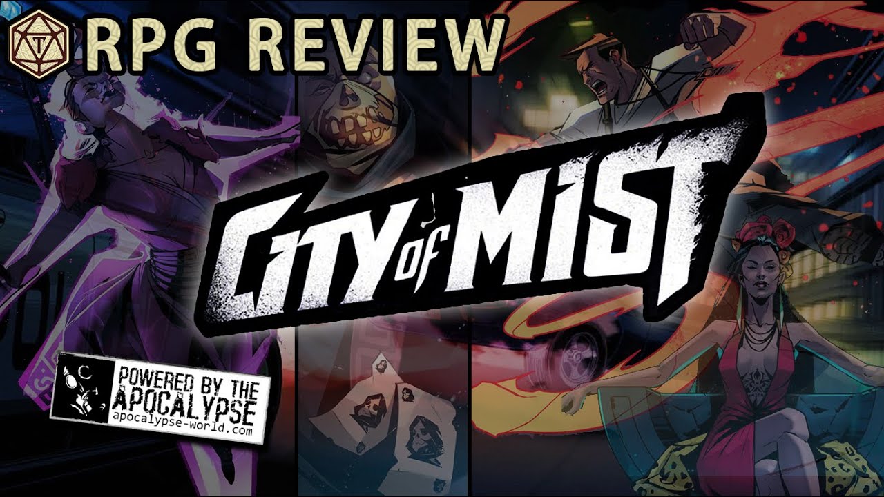 City of Mist: Grapple w/ the living legend inside while you gumshoe around 🎆 RPG Review & Mechanics