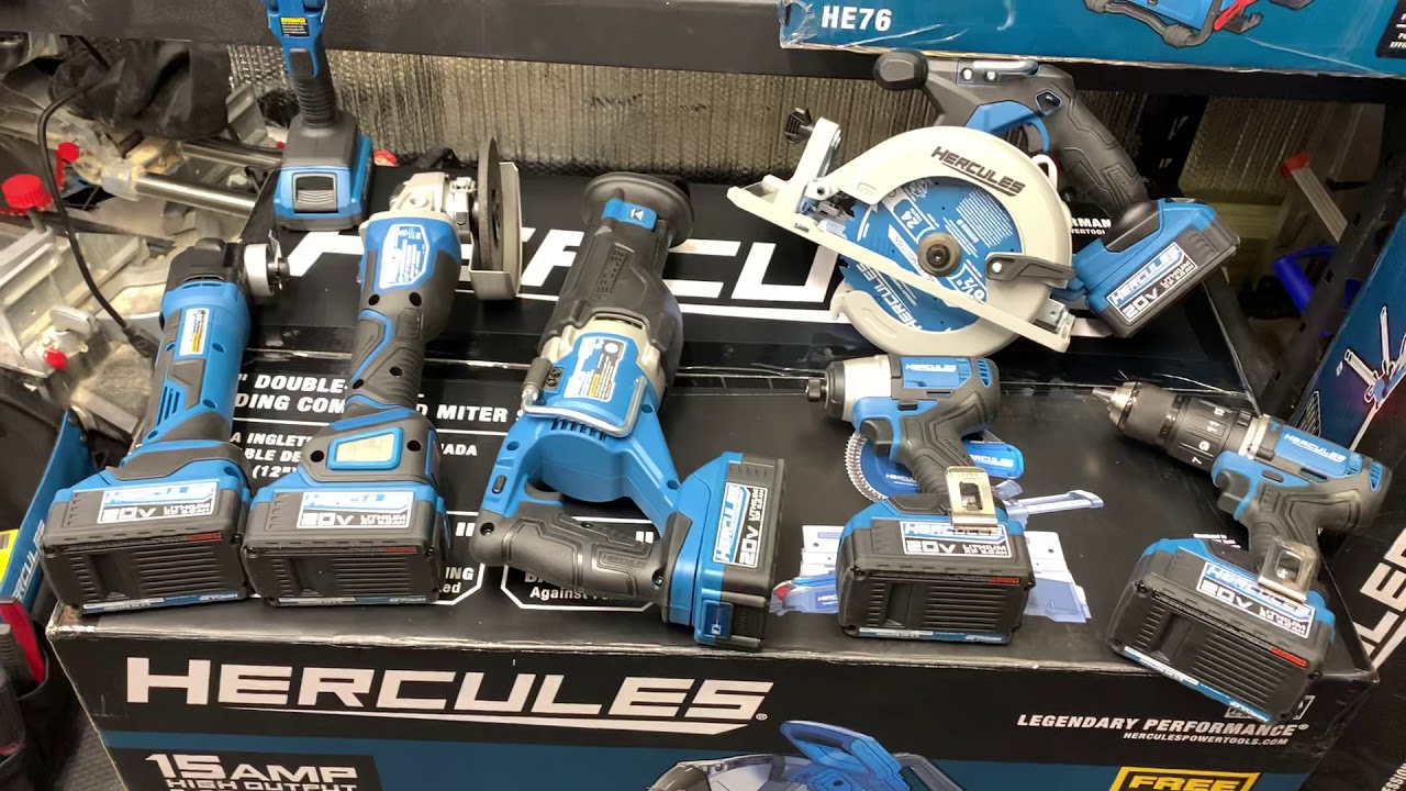 Hercules- Harbor freight &ldquo;full&rdquo; 20v line up