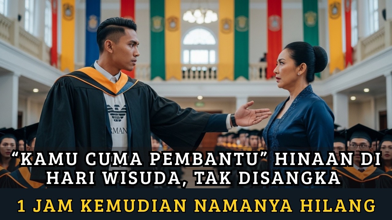 “Kamu Cuma Pembantu” Hinaan di Hari Wisuda—Tak Disangka 1 Jam Kemudian Namanya Hilang