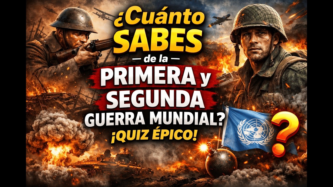 Solo los expertos superan este desafío de las Guerras Mundiales 🧠⚔️ | ¿Puedes lograrlo?