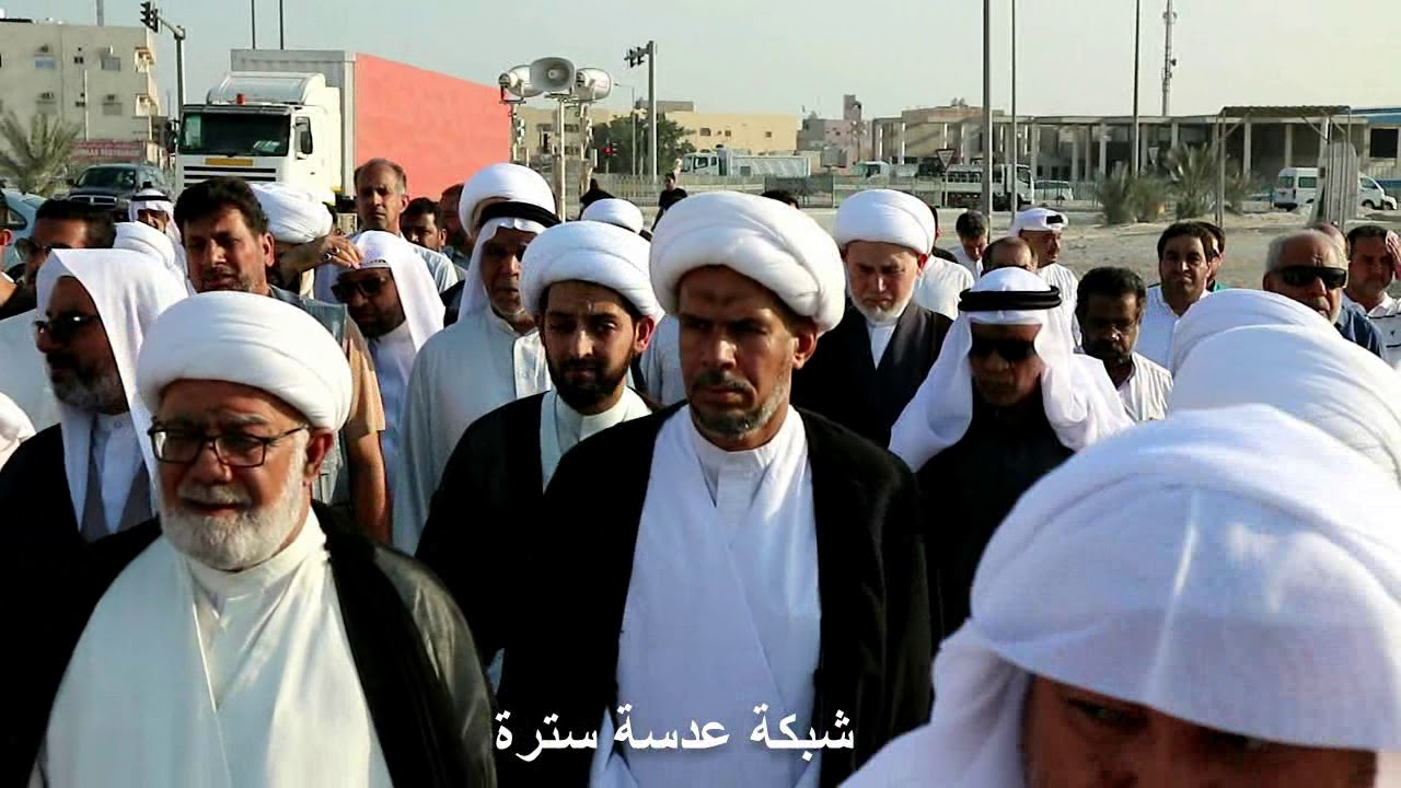 تشييع جثمان المرحوم الشيخ محمد ابن المرحوم الشيخ علي العصفور