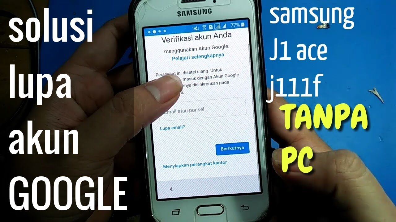 lupa akun google samsung j1 ace | frp bypass j1 ace