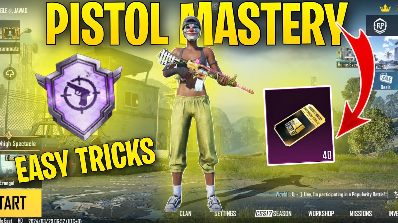 How To Complete Pistol Mastery In PUBG & BGMI |Easy Tricks • Humraz Gaming
