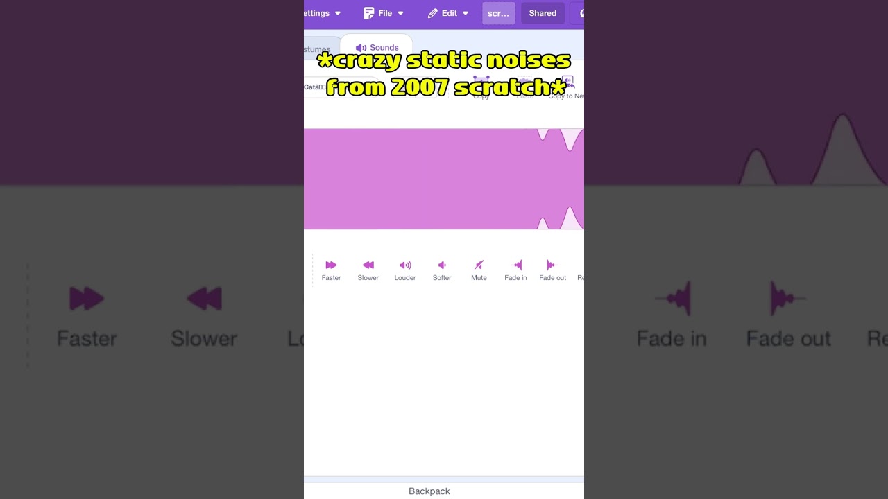 Why does scratch 1.0 have static? #shorts #scratch
