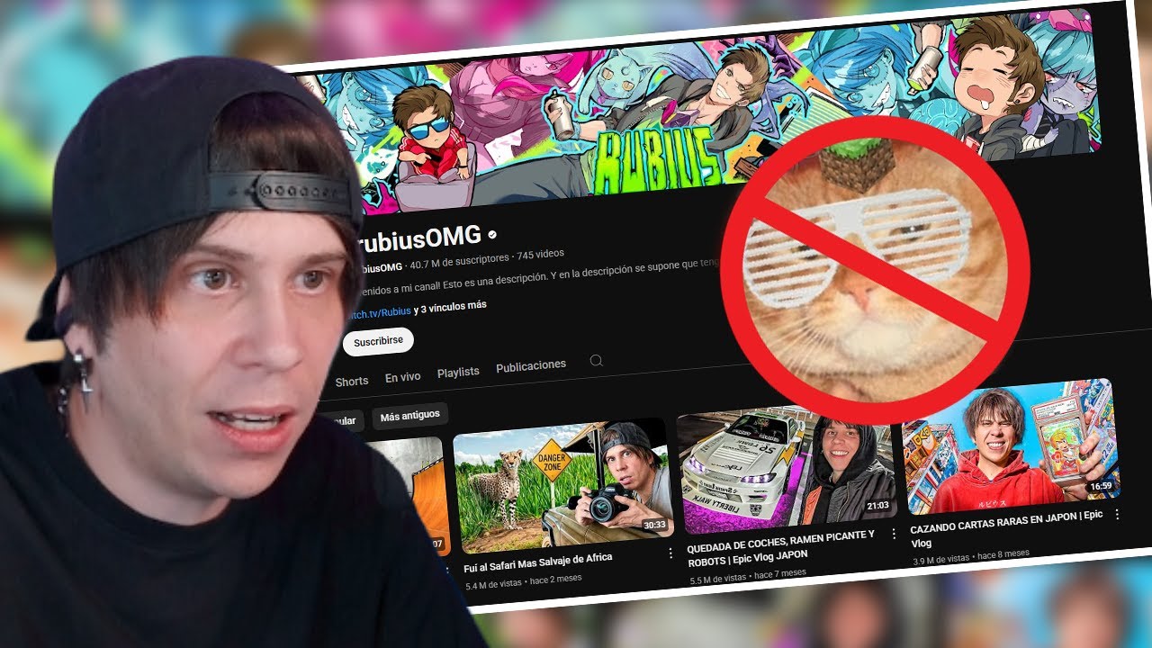 Rubius HABLA de lo MAL que va YOUTUBE en su CANAL elrubiusOMG
