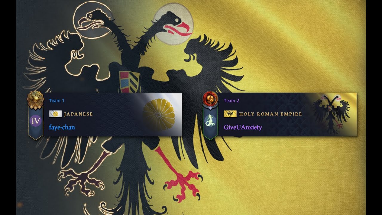 (AoE4 Japanese vs Holy Roman Empire)  faye chan vs GUA