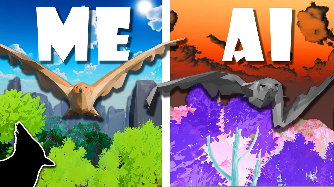 I made a game to beat AI.