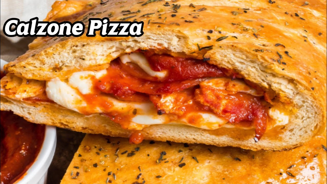 Cheesy Calzone Pizza Recipe | Crispy Outside, Gooey Inside 😍/Ramzan recipe 