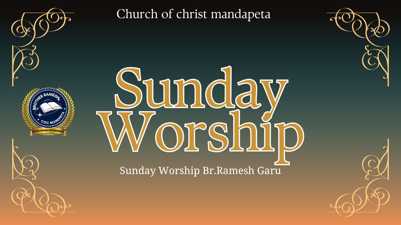 🔴sunday wirkship on psalm 42 verse # Brother Ramesh Garu