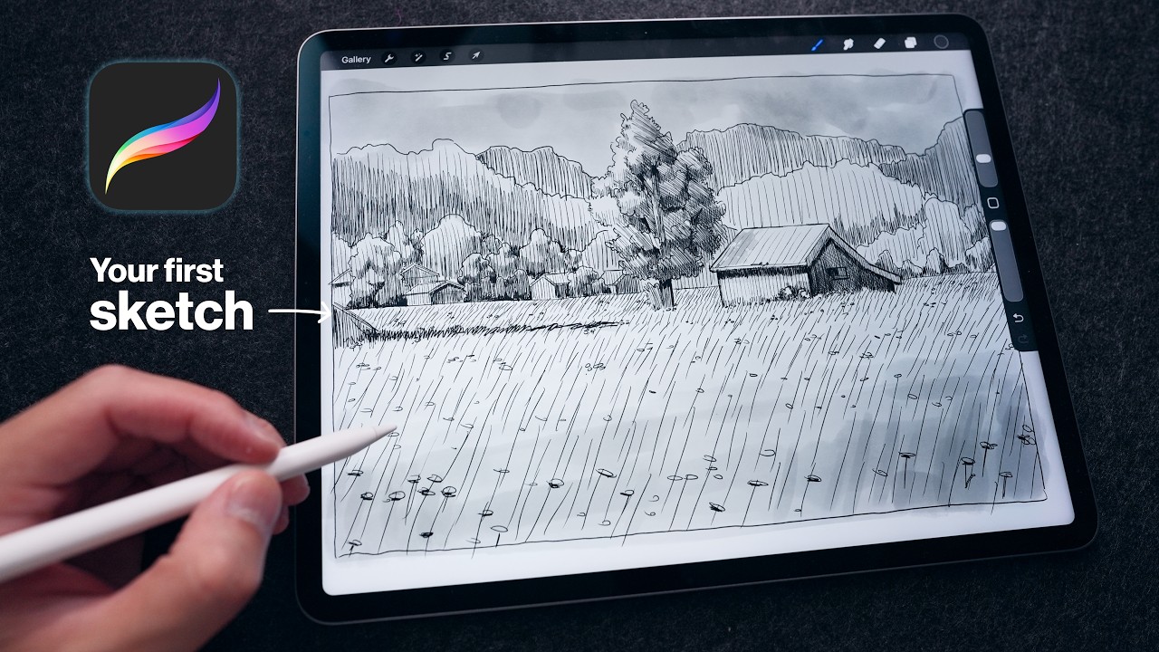 If you just bought an iPad and Procreate, do this first (4 settings + a sketch for beginners)