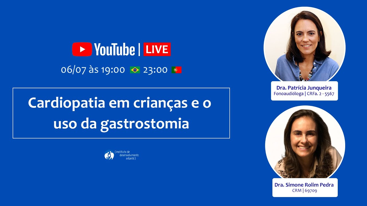 Cardiopatia em crianças e o uso da gastrostomia | Dra. Simone Rolim Pedra CRM 69709
