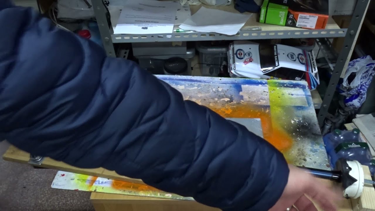 Gira canne da pesca motorizzato per resina o vernice ... Fai Da Te...