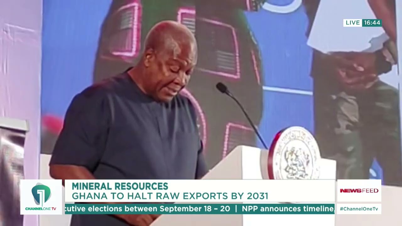 Ghana to Halt Raw Mineral Exports by 2031 &ndash; Major Policy Shift Announced