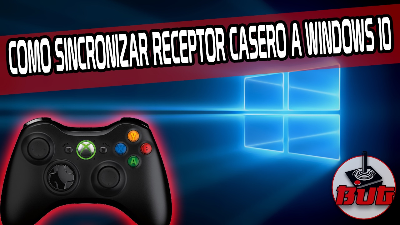 Como sincronizar reseptor de xbox 360 casero en windows 10