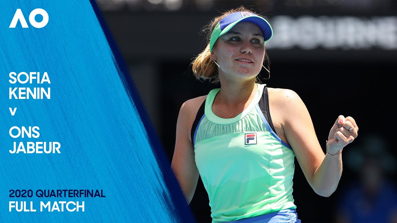 Sofia Kenin v Ons Jabeur Full Match | Australian Open 2020