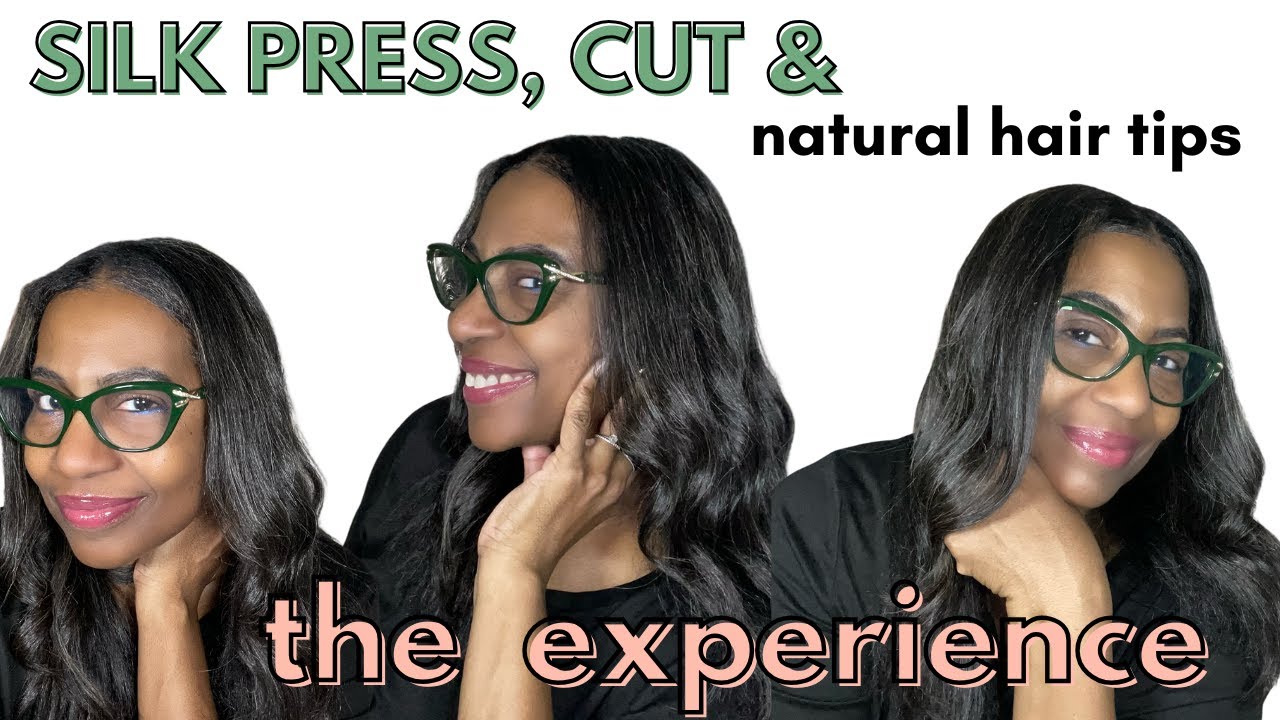 My Salon Visit for A Silk Press and Professional Cut on My Fine Natural Hair