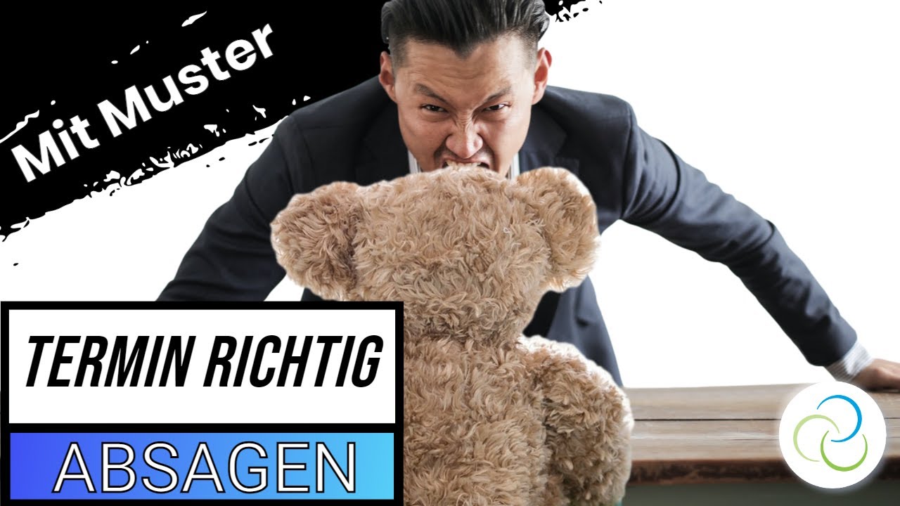 (Online) Termin absagen - Vermeide peinliche Fehler! (inkl. Mustertext)