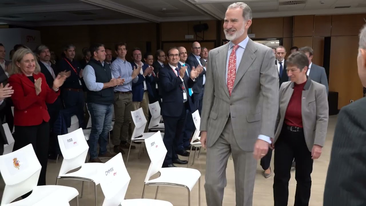 El rey Felipe VI visita GMV  en su 40 aniversario
