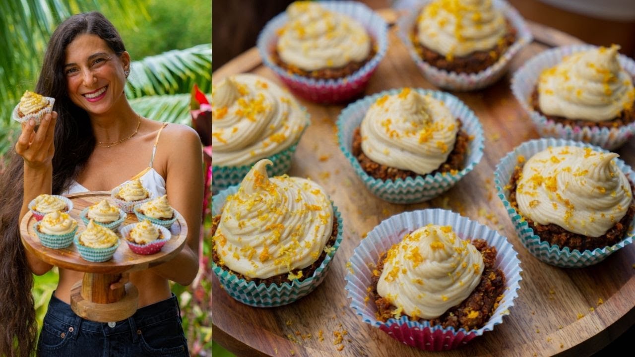 Лучший рецепт морковного кекса! 🐰🥕🧁 Полностью сыроедческий веганский десерт + забавные советы по ...