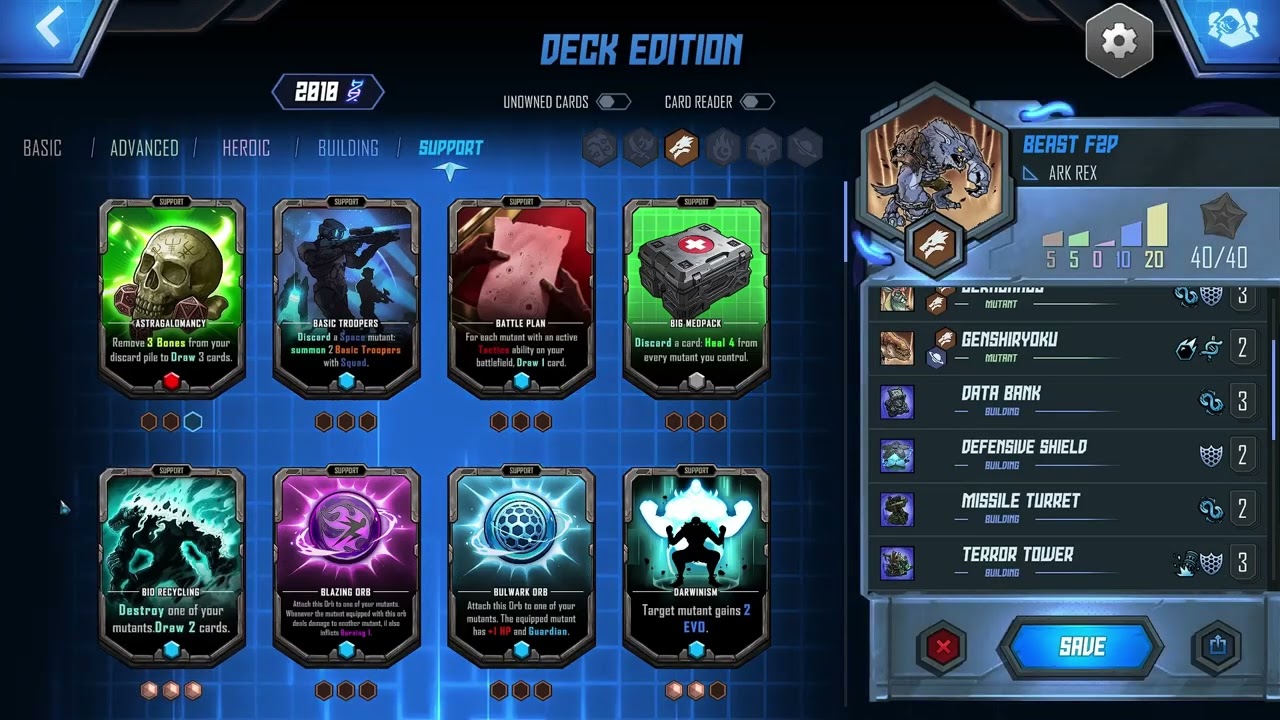 Mutants: Genesis Guide - Your first (beast) deck for PvP - list and example matches