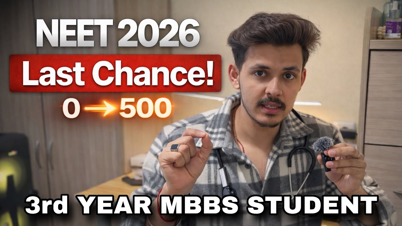 Last 40 DAYS 🔥MASTERPLAN in 4 Minutes 💯| Guaranteed 0 To 500+| NEET 2026 #neetaspirents #neet2026